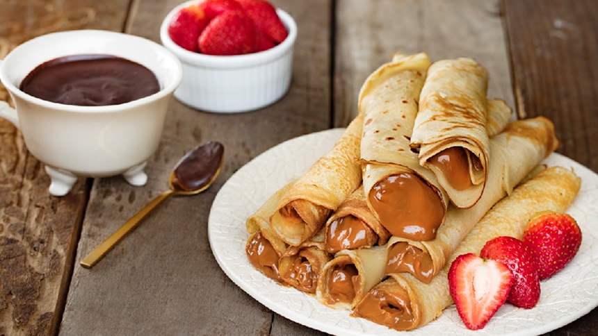 Panqueques con Manjar